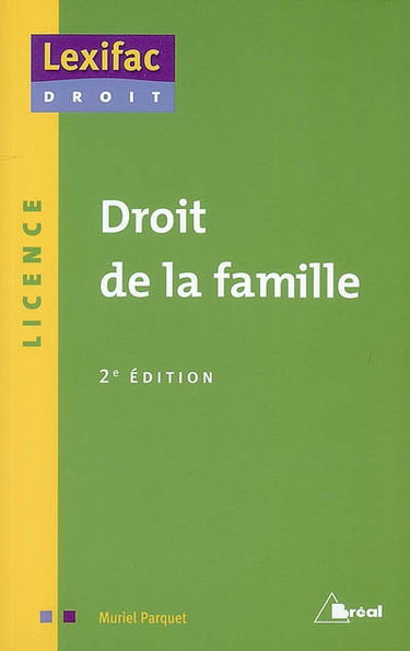 Droit de la famille : licence