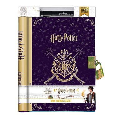 Couverture de Harry Potter : mon journal secret (avec encre invisible) par Wizarding world