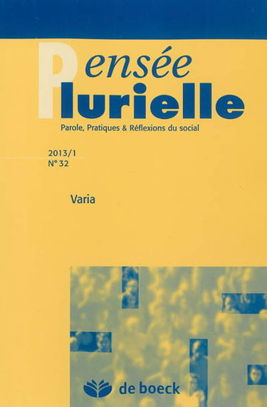 Pensée plurielle, n° 32
