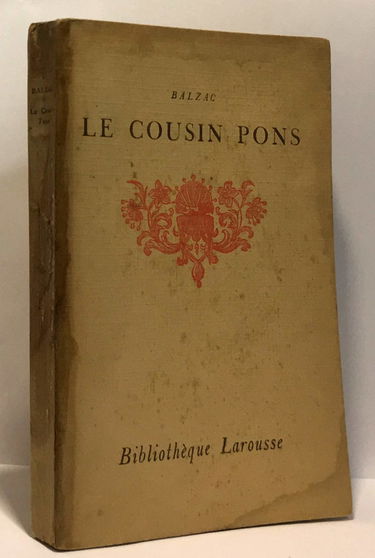 Le Cousin Pons, par Honoré de Balzac