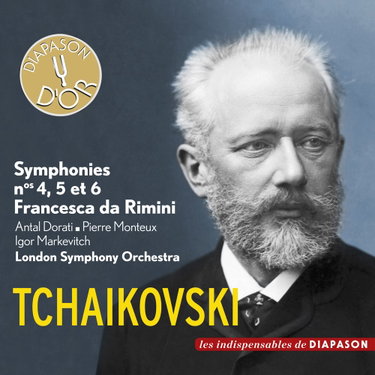 Couverture de Tchaikovski : Symphonies N° 4, 5 et 6. Dorati, Monteux, Markevitch