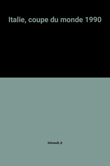 Italie, coupe du monde 1990