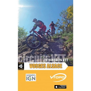 Couverture de Vosges, Alsace : 79 circuits VTT
