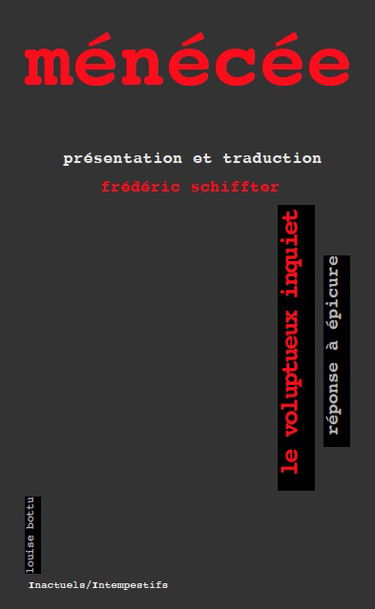 Le voluptueux inquiet : réponse à Epicure