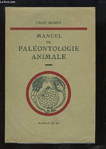 Couverture de Manuel de Paléontologie Animale.