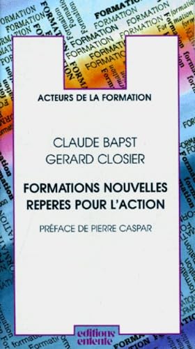 Formations nouvelles : repères pour l'action