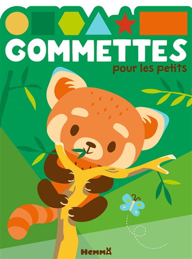 Panda roux : gommettes pour les petits