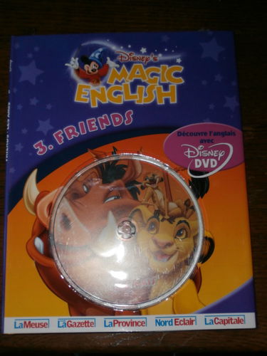 Magic english 3 friends avec dvd
