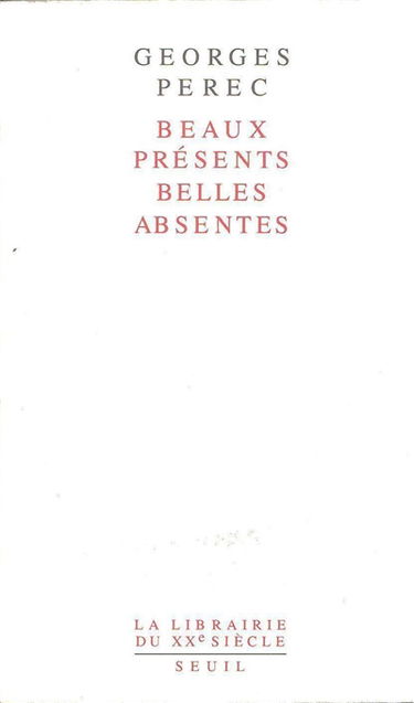 Beaux présents, belles absentes