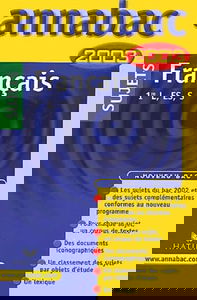 Français : 1ère Séries générales - L - ES - S, sujets 2003