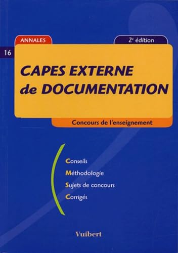 Le Capes de documentation, numéro 16