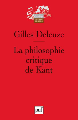 La philosophie critique de Kant