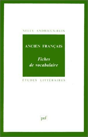 Ancien français, fiches de vocabulaire