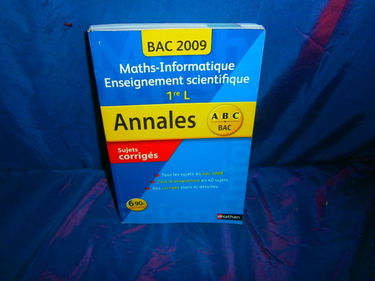 Maths, informatique, enseignement scientifique 1re L : sujets corrigés, bac 2009