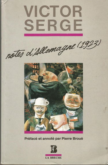 Notes d'Allemagne : 1923