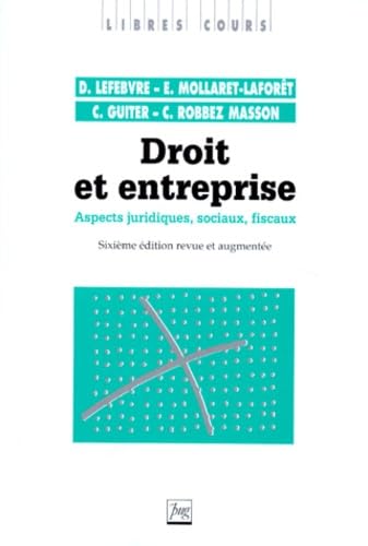 Droit et entreprise, 6e édition