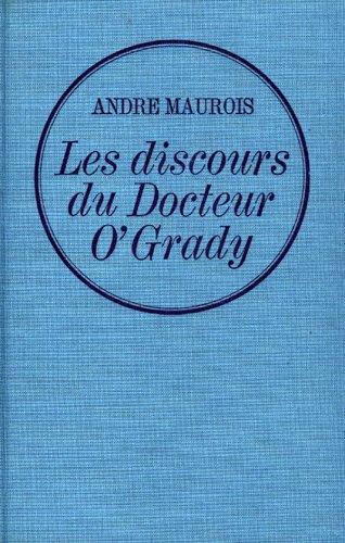 Couverture de Les Discours du Docteur O'Grady
