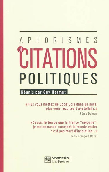 Aphorismes et citations politiques
