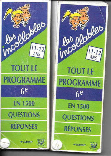 LES INCOLLABLES 6EME