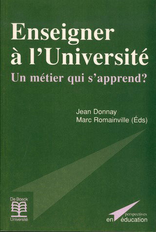 Enseigner à l'Université : un métier qui s'apprend ?