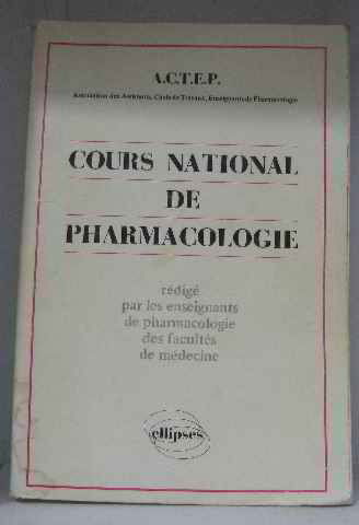 Cours national de pharmacologie