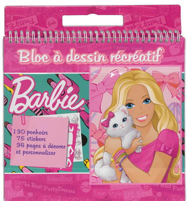 Barbie : bloc à dessin récréatif