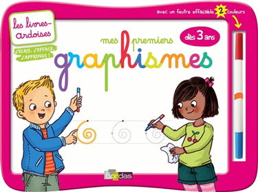 Mes premiers graphismes sur une ardoise, dès 4 ans