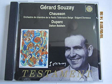 Couverture de Gérard Souzay sings Chausson & Duparc