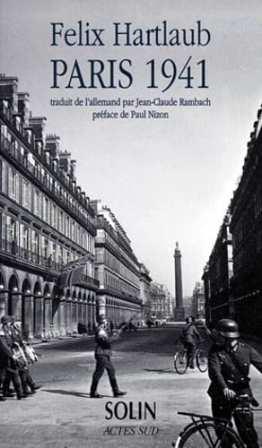 Paris 1941 : journal et correspondance (extraits)