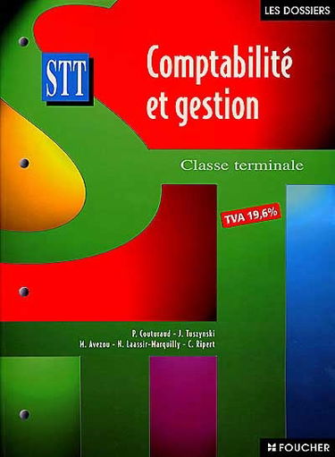 Comptabilité et gestion, terminale STT
