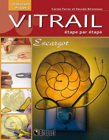 Vitrail étape par étape: Escargot, débutant projet 1