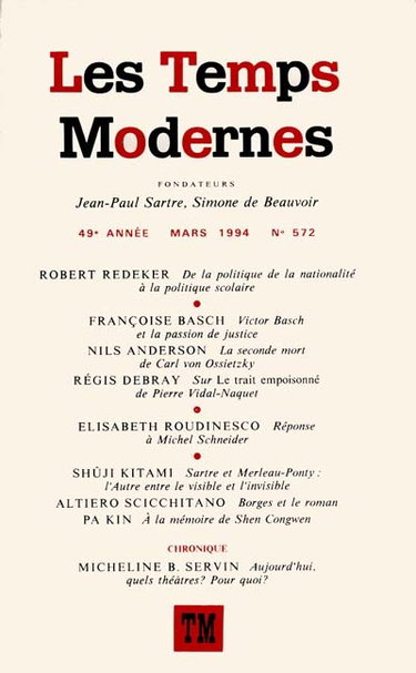 Temps modernes (Les), n° 572