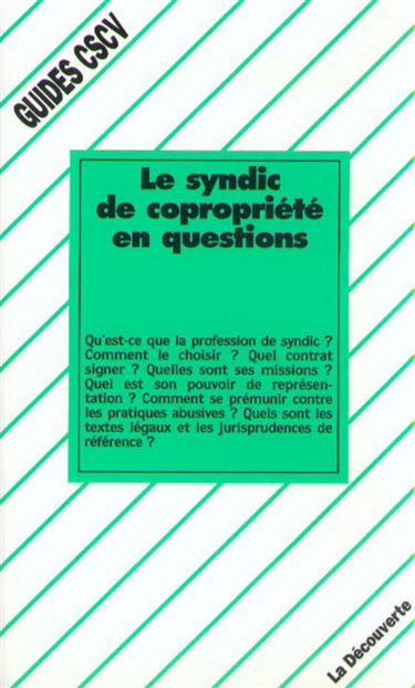Le syndic de copropriété en question