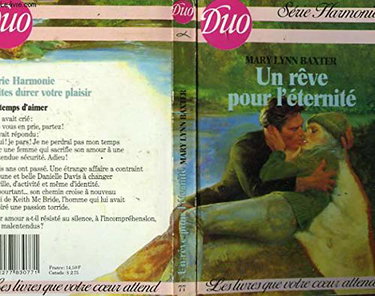 Couverture de Un Rêve pour l'éternité par Mary Lynn Baxter