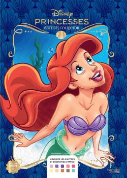 Couverture de Coloriages mystères Disney Collector : Princesses