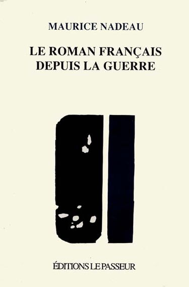 Le roman français depuis la guerre