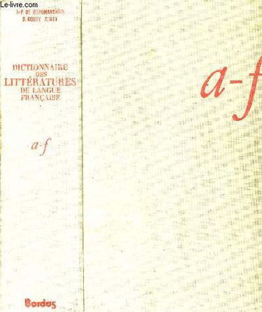 Dictionnaire des littératures de langue française