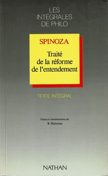 Traité de la réforme de l'entendement