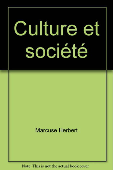 Couverture de Culture et société par Herbert Marcuse
