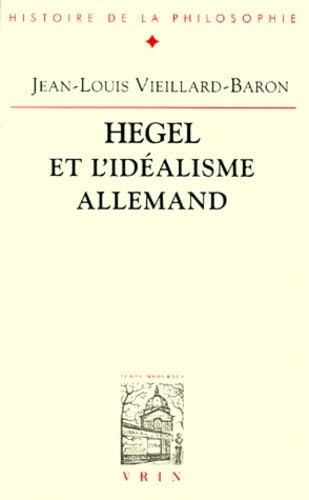 Hegel et l'idéalisme allemand : imagination, spéculation, religion