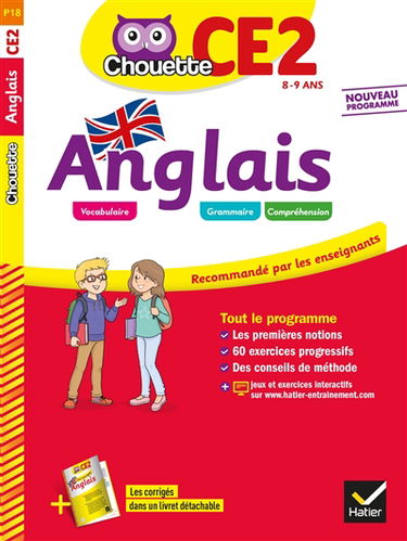 Anglais CE2, 8-9 ans : nouveau programme
