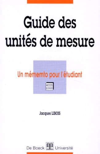 Guide des unités de mesure