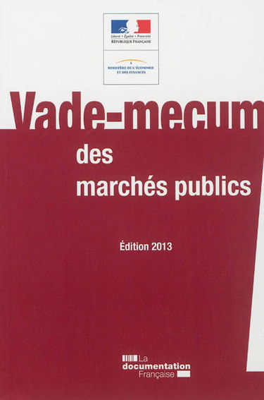 Vade-mecum des marchés publics