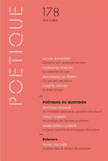Poétique, n° 178