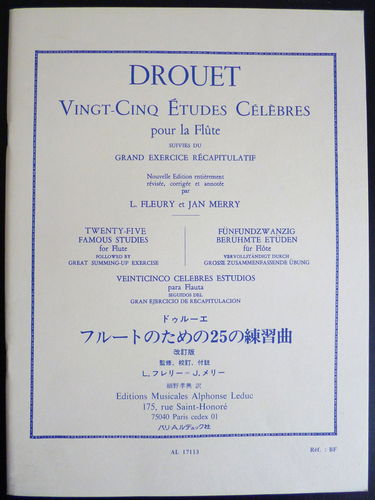 25 ETUDES CELEBRES FLUTE