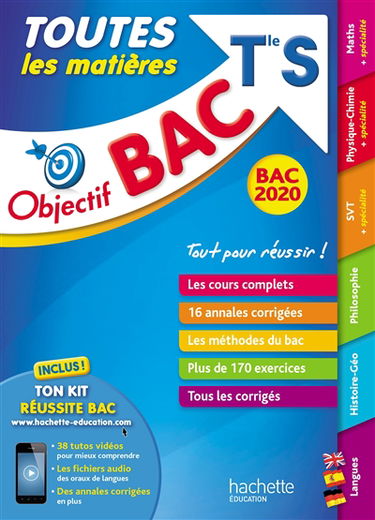 Toutes les matières, terminale S : bac 2020