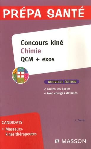 Concours kiné chimie : QCM + exos