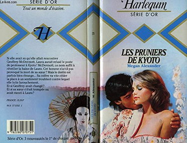 Couverture de Les Pruniers de Kyoto (Harlequin)