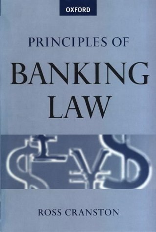 Couverture de Principles of Banking Law