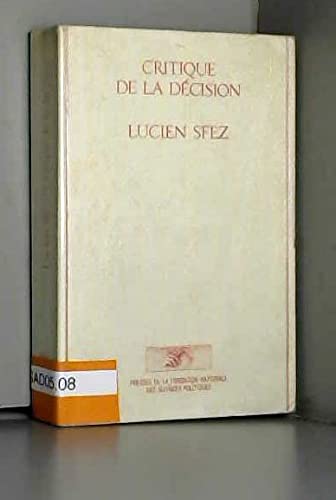 Critique de la décision